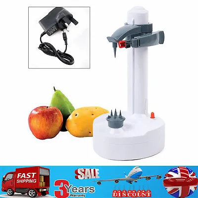 Automatic Electric Potato Peeler Apple Fruit Vegetable Rotating Peeling Machine • £16.15