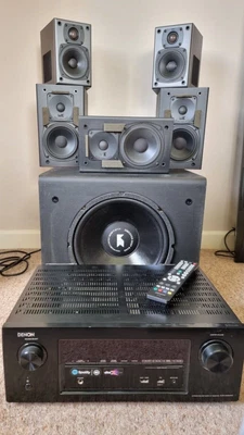 Miller & Kreisel 5.1 Cinema System With Denon 7.1 Amp.   CAN POST   • £600