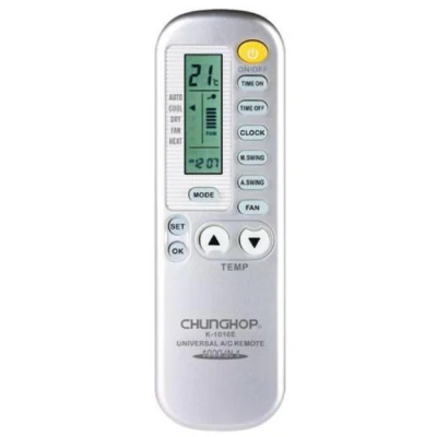 $19.99 • Buy Universal Aircon Remote Replacement Silver - AC Air Conditioner Control 1 In 100