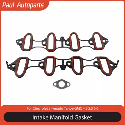 MS96587 Intake Manifold Gaskets Fit GMC Savana Chevy Express Tahoe Yukon 4.8 5.3 • $16.37