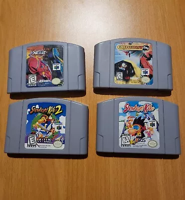 ⭐🎮⭐snowboard Kids 1 &2  + 2 Other Games - N64- Ntsc -✨✨ Need For Speed Bundle✨✨ • $375