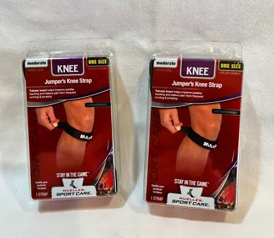 Mueller Sports Care Jumper's Knee Strap Black One Size 2 Pack • £17.57