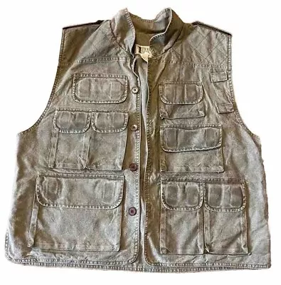 Trail Designs Cargo Vest Mens L Fishing Hunting Outdoor Utility Pockets • $22.38