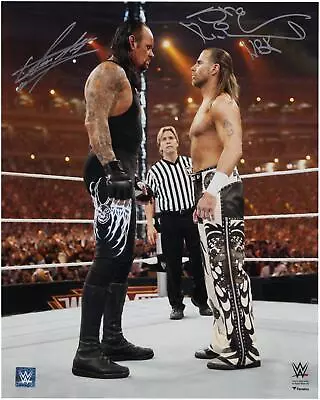 Shawn Michaels & The Undertaker WWE Signed 16  X 20  WrestleMania 26 Photograph • £482.56