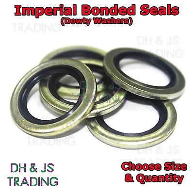 Imperial Bonded Seal Washers - Dowty Sealing Washer Sealing (1/8  - 1  BSP) • £1.99