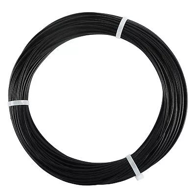 100ft-328ft Black Vinyl Coated 304 Stainless Steel Cable Wire Rope 7x7 1/16  OD • $18.80