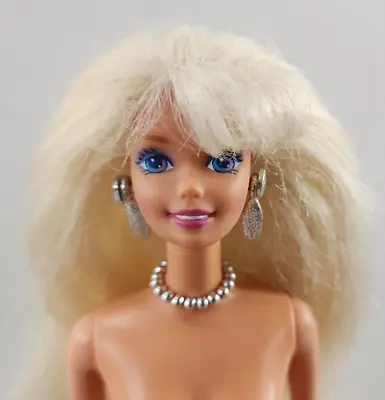 1995 Mattel Avon Exclusive Winter Velvet Barbie W/ Jewelry - Nude #15571 • $4.99