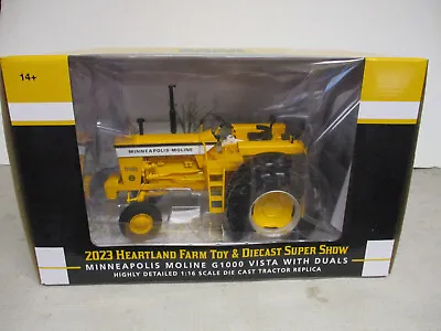 Minneapolis Moline Model G1000 Toy Tractor  2023 Heartland Show  1/16 Scale NIB • $176.99