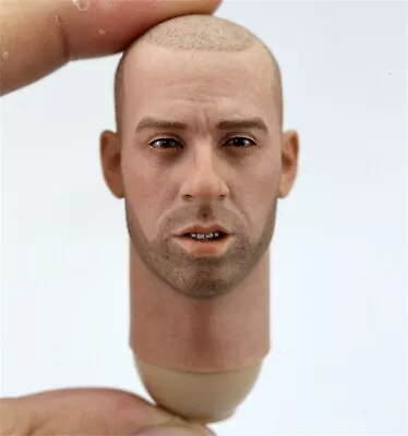 Vin Diesel Movie Rangers Soldier Head Carved 1/6 Scale DIY 12'' Action Figure • $22.49