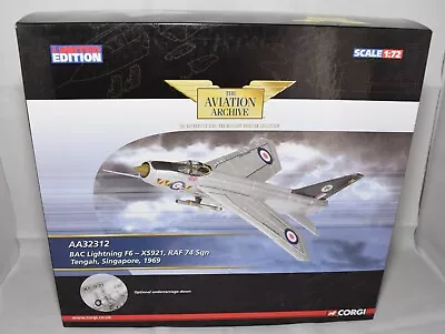 Corgi Aviation Archive Aa32312 Bac Lightning F6 Xs921 Raf 74 Sqd 1969 1:72  • £79.99