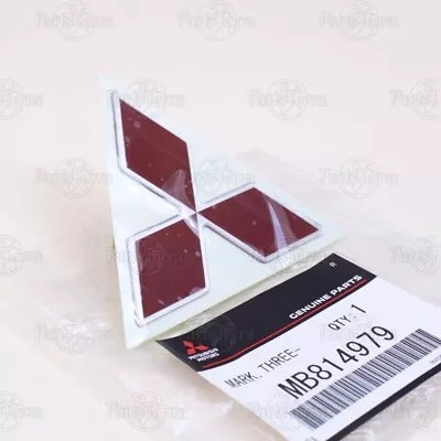 GENUINE  Mitsubishi Three Diamond Front Sticker Emblem ECLIPSE 3000GT  MB814979 • $57.34