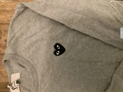 £15 • Buy Comme Des Garçons Play CDG Long Sleeve T Shirt Xl