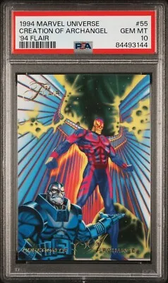 1994 Marvel Universe 94 Flair #55 Creation Of Archangel PSA 10 • $50