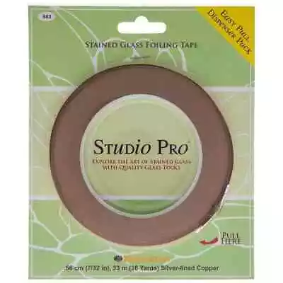 7/32  Silver Back Copper Foil Tape By Studio Pro 36 Yards Stained Glass Supplies • $10.49