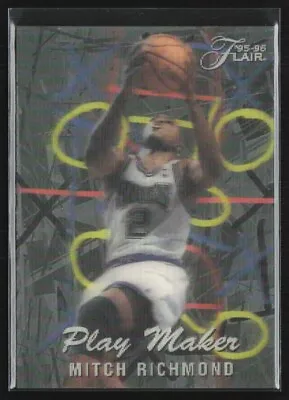 Mitch Richmond 1995-96 Flair Play Maker #7 Sacramento Kings • $24.99