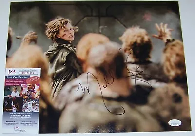 VERY RARE FULL SIGNATURE! Milla Jovovich Signed Autographed 11x14 Photo JSA COA! • $249