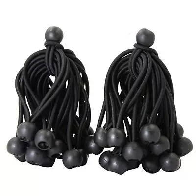 Ball Bungee 4 Inch Black Tie Down Cord 1 Inch Ball 50piece Uv Resistant… • $21.21