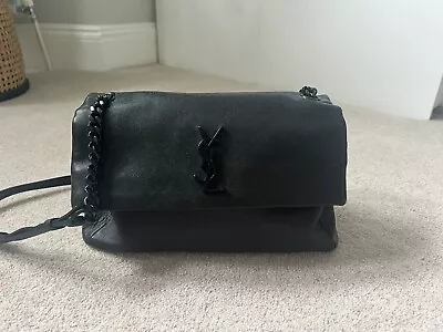 YSL Saint Laurent  West Hollywood Shoulder Bag In Black Black Hardware • £950