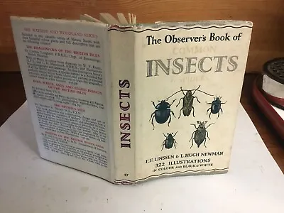 Observers Book Of Common Insects & Spiders 1960: • £12.99