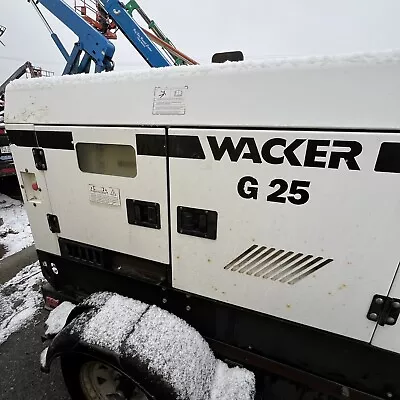 Wacker Neuson 25G Generator. 2004 Model • $10800