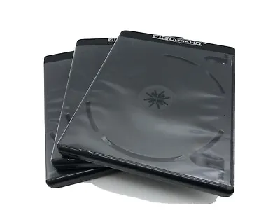 4k Double Disc Replacement Case Blu-Ray Media Storage 12.5 Mm • $20.95