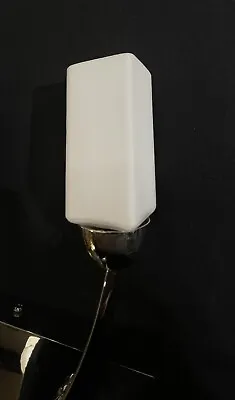 PANDO Screw On Opal  White Replacement Glass Lamp Shade For G9 Fitting Or Light • £6.95