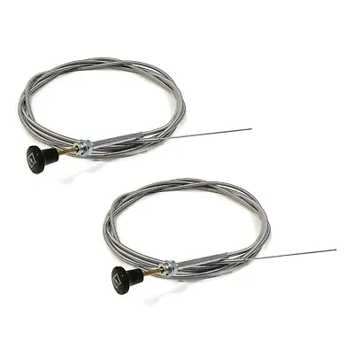 (Pack Of 2) Universal Choke Push-Pull Control Cable Wire Knob Lawnmower Throttle • $24.99