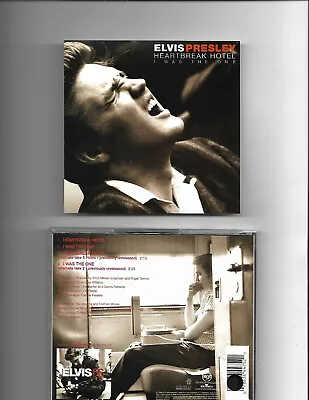 ELVIS PRESLEY - Heartbreak Hotel + I Was The One  Commercial CD Single W/PS • $7