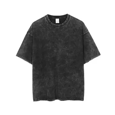 Men'S Washed Vintage T-Shirts Street Hip Hop Retro Punk Gothic T-Shirts Harajuku • $32.98