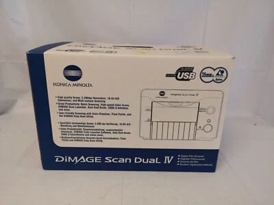 £62.06 • Buy Konica Minolta Dimage Scan Dual IV Film Scanner   K1