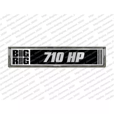 #5103 Badge To Suit Kenworth-710-hp Chrome Truck Emblem • $37