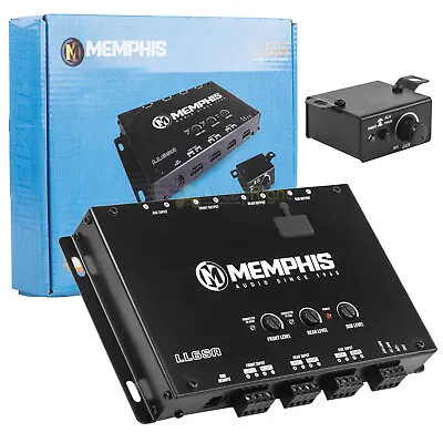 Memphis Audio 6-Channel Line Level Adapter AUX Input Car Audio OEM LL6SA • $139.95