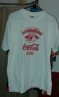 Jamestown Jammers & Coca-Cola ~ Vintage T-Shirt Size L ~ Pittsburgh Pirates • $5