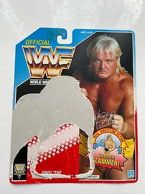 £7.99 • Buy Wwe Greg Valentine Hasbro Wrestling Figure English Backing Card Wwf Series 3