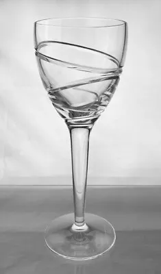 Stuart Crystal  Aura  Wine Glass By Jasper Conran 8-1/4” Tall - Perfect & Signed • £44.50
