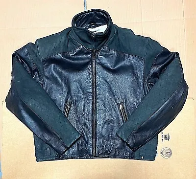 Bmw Siena Motorcycle Jacket Leather And Suede 44R • $100
