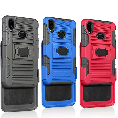 For Samsung Galaxy A10S Case Holster Clip Magnetic Phone Cover With Temper Glass • $12.98