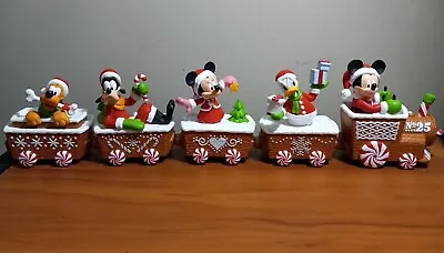 2016 Hallmark Mickey Mouse Disney Christmas Express Musical Train With 5 Cars • $125
