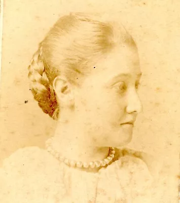 $12.51 • Buy Antique CDV Carte De Visite Davis Broad St Richmond VA USA Portrait Lady #18