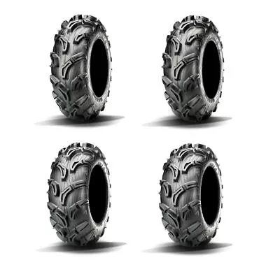 Full Set Of Maxxis Zilla Bias 28x10-12 And 28x12-12 Tires (4) • $775