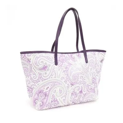 ETRO Bag Paisley Pattern Purple 18.1 Inch 26 JAPAN • $148.10