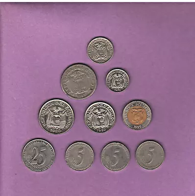 Ecuador - Coin Collection Lot - World/Foreign/South America • $8.50