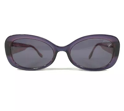 £188.60 • Buy Chopard Sunglasses C555 00 6061 Pink Purple Round Cat Eye With Purple Lenses