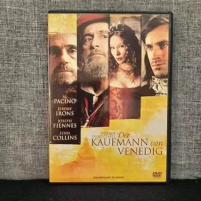 The Merchant Of Venice: Der Kaufmann Von Venedig REGION 2 DVD Al Pacino Duetsch  • $21.50