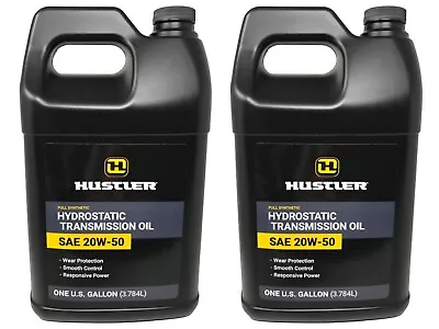 (2) GALLON- HUSTLER Hydrostatic Transmission Oil 20W50 • $117.99