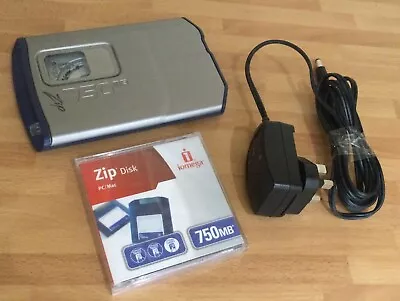 750MB USB Iomega Zip Drive External. Tested. Includes PSU & New Disc • £55