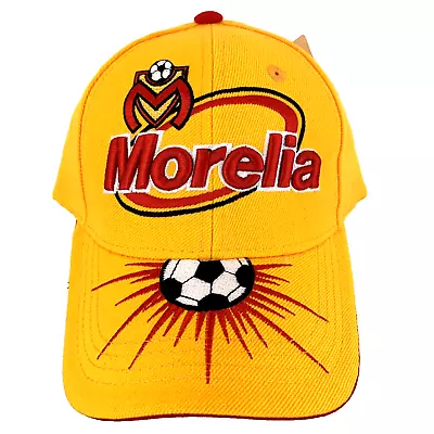 Morelia Monarcas Hat Mexico Soccer League Football Spell Out Script Logo Cap • $42.85