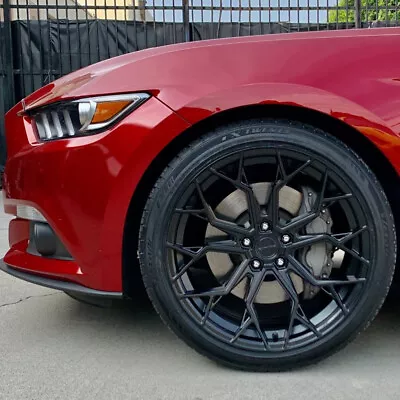 19  Stance SF10 Black Forged Concave Wheels Rims Fits 2015-2019 Ford Mustang • $1550