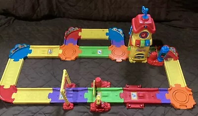 VTECH Go Go Smart Wheels CHUG & GO RAILROAD Train Station Set - Incomplete • $9