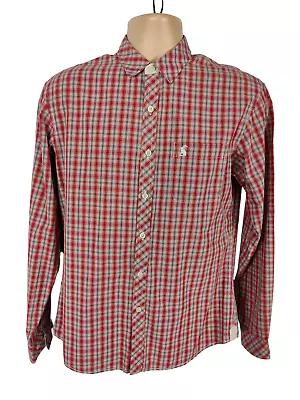 Mens Tom Joule Size Small S Red Check Long Sleeve Casual Thurston Shirt Joules • $18.66